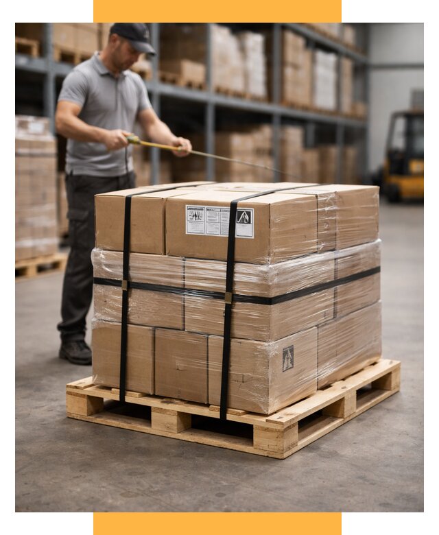 Упаковка и паллетирование грузов от 3687 р. | СетСервис-Евп