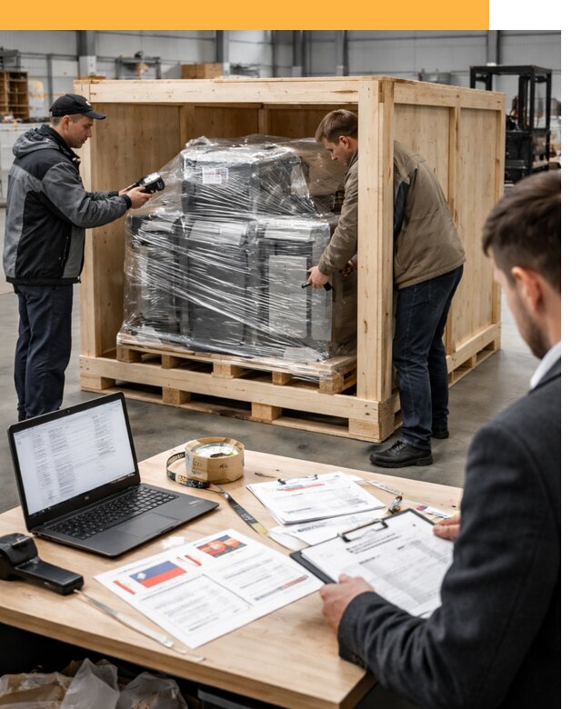 Доставка промышленного оборудования из США от 68465 руб