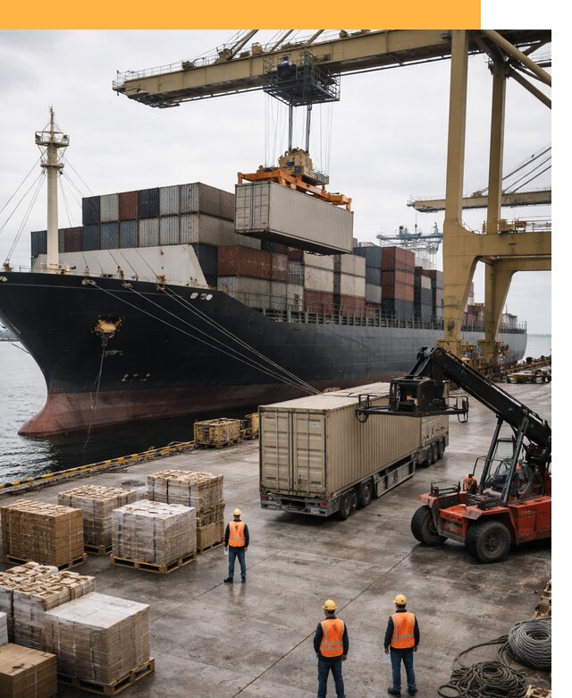 Морские перевозки из Индии: доставка FCL/LCL, таможня от 126396