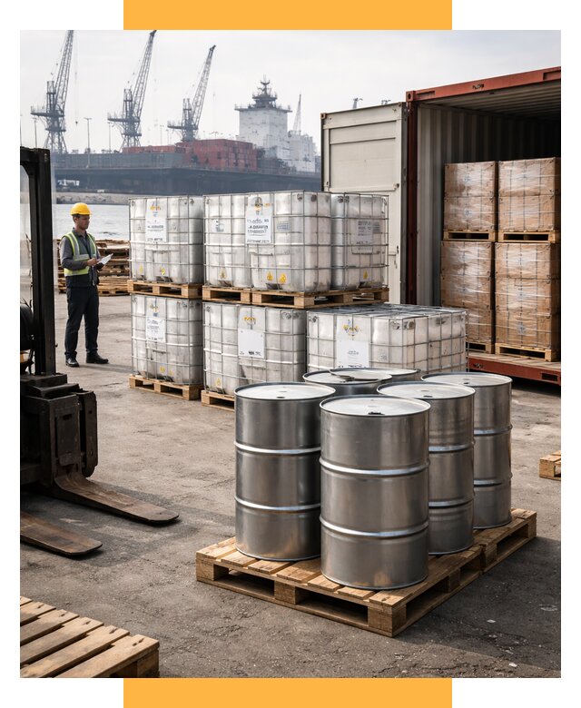 Доставка химического сырья из Индии от 263325 р. | СетСервис-Евп