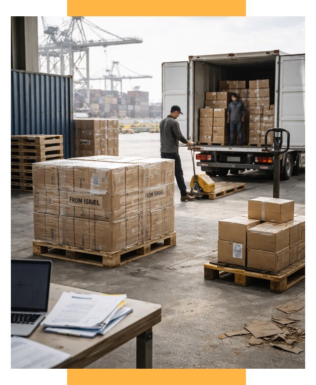 Доставка грузов из Израиля от 15800 р., логистика от СетСервис-Евп