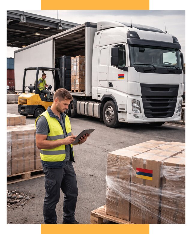 Автоперевозки из Армении от 100064 р. — услуги СетСервис-Евп