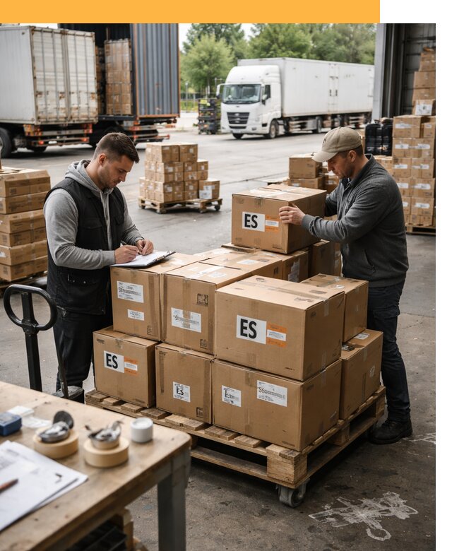 Доставка грузов в Испанию автотранспортом от 36866 руб