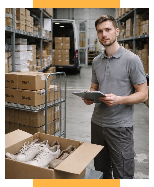 Доставка обуви из Китая и Турции от 4740 р. СетСервис-Евп