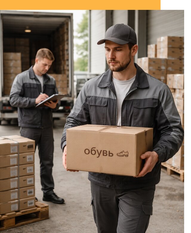 Международная перевозка обуви с таможенным оформлением от 4740