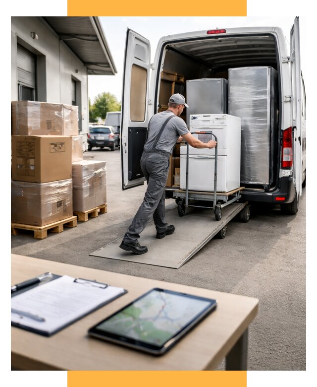 Перевозка бытовой техники от 6846 р. - логистика СетСервис-Евп