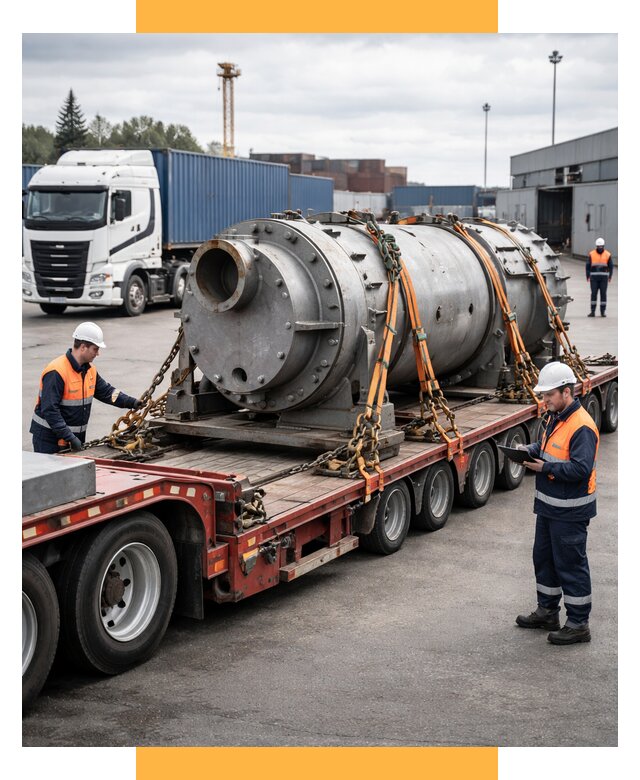 Перевозка тяжеловесных грузов под ключ от 157995 р. | СетСервис-Евп