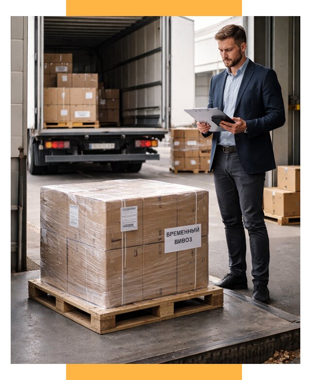 Временный вывоз товаров под ключ от 8426 р. | СетСервис-Евп