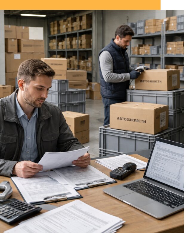 Таможенное оформление автозапчастей по выгодным тарифам от 8953