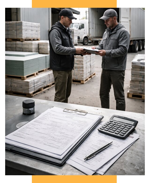 Таможенное оформление стройматериалов от 8953 р. | СетСервис-Евп