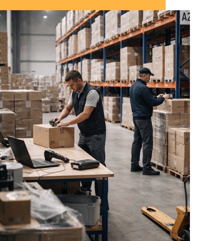 Склад консолидации в Европе: хранение, сортировка от 6846